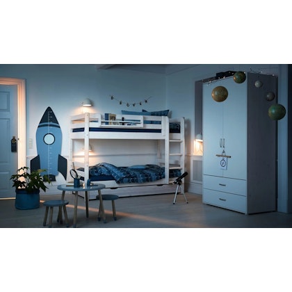 Flexa, bunk bed Classic 90x200 cm, white
