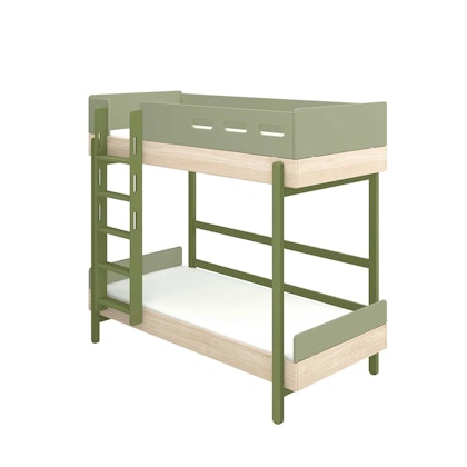 Flexa, bunk bed Popsicle 90x200 cm, kiwi oak