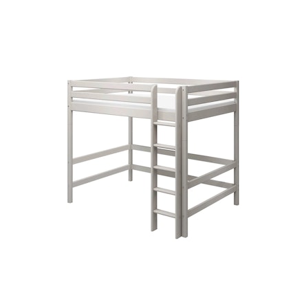 Flexa, high loft bed 140x200 cm Classic, grey