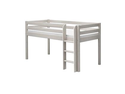 Flexa, low loft bed 90x200 cm Classic, grey
