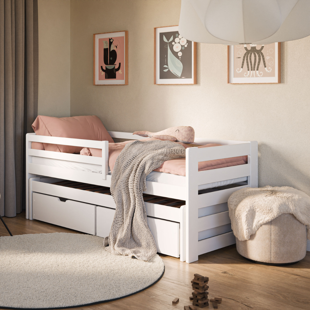 Children's bed with extra bed, daybed Sebastian 