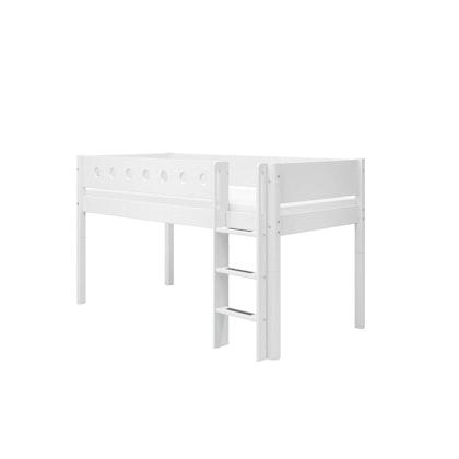 Flexa, low loft bed 90x200 cm White