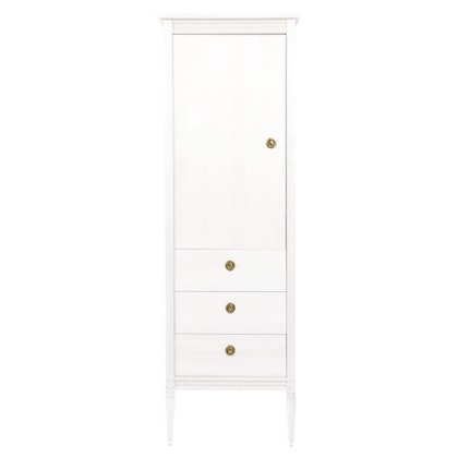 Antique wardrobe for the children's room, white