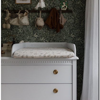Antique changing table for the children's room, white