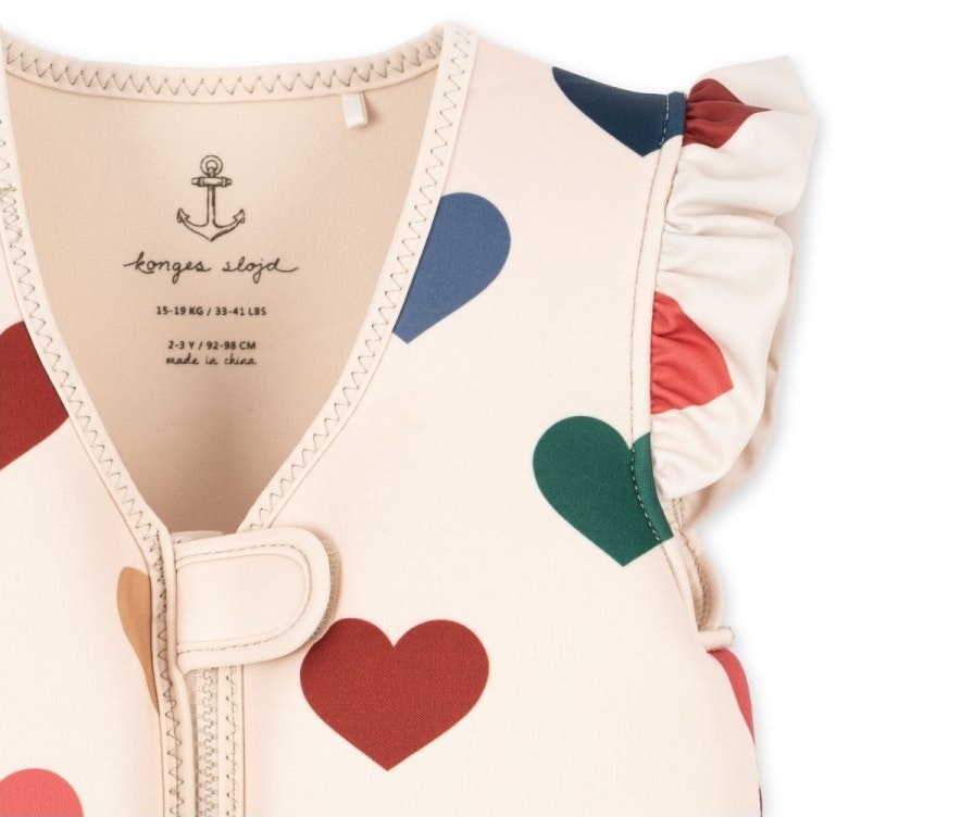 Konges Sløjd, swim vest with frills, Bon Coeur Coloré 