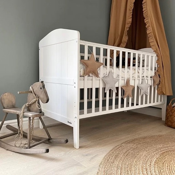 Grow bed junior bed Happy, white 