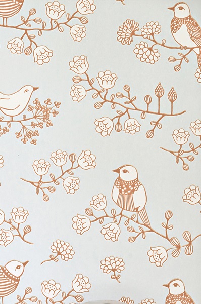 Majvillan, wallpaper for the children's room Sugar tree, grey 