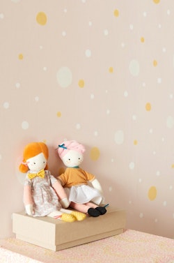 Majvillan, wallpaper for the children's room Confetti, pink