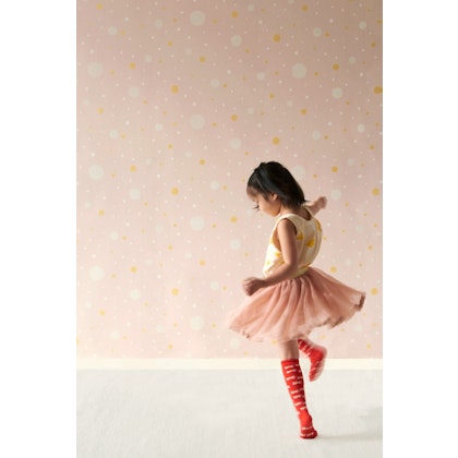 Majvillan, wallpaper for the children's room Confetti, pink