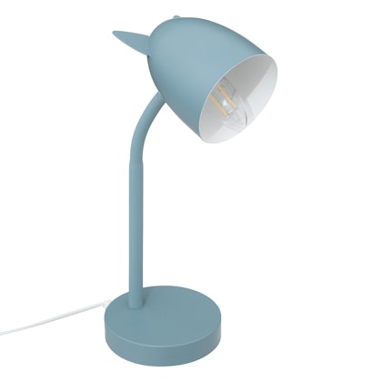 Table lamp with ears for the children's room, blue