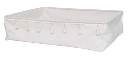 JaBaDaBaDo, bedside storage with tassels, white