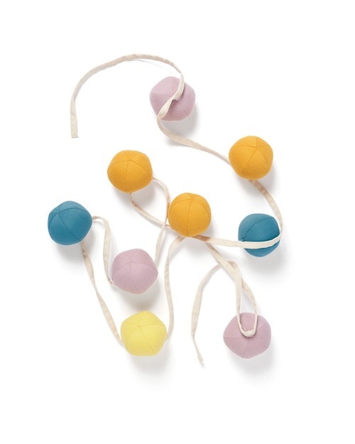 Kid's Concept, girlang with pompom, purple multi