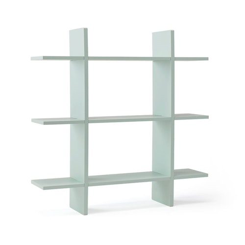 Kid's Concept, wall shelf 3-level Star, light green