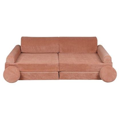 Meow, Buildable children's sofa armchair mattress premium, brick