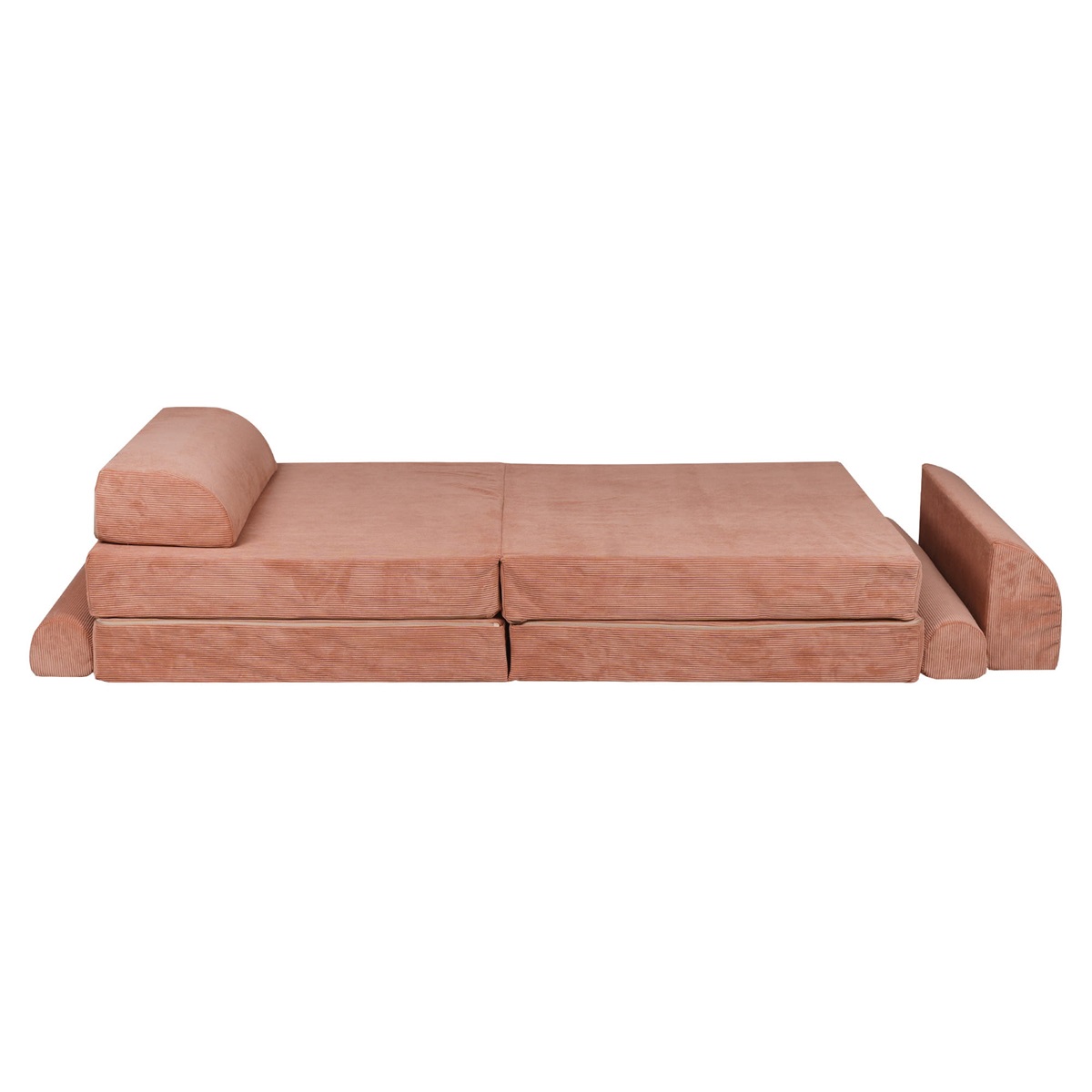 Meow, Buildable children's sofa armchair mattress premium, brick 