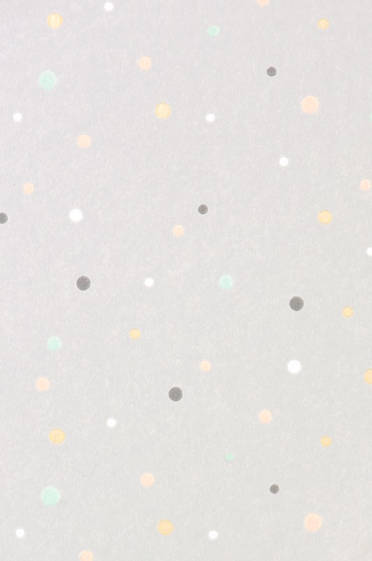 Majvillan, wallpaper for the children's room Stardust, soft grey 