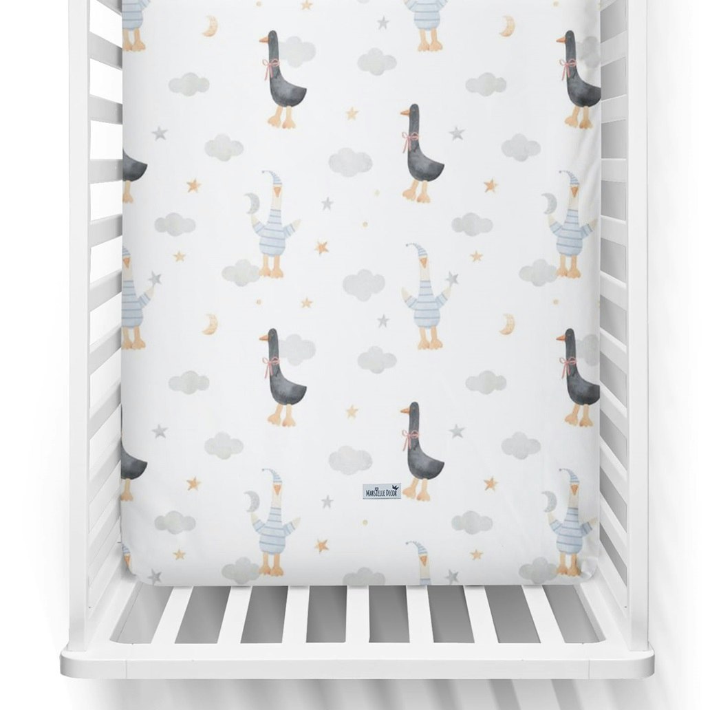 Fitted sheet for junior bed, Ducky 