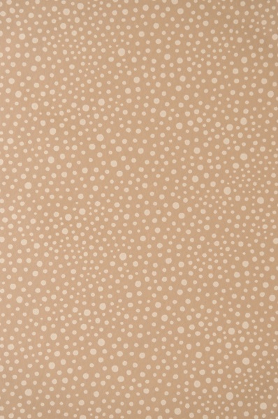 Majvillan, wallpaper for the children's room Dots, teddy brown 