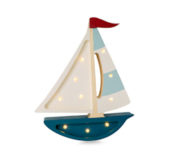 Little Lights, Nattlampa till barnrummet, Segelbåt teal