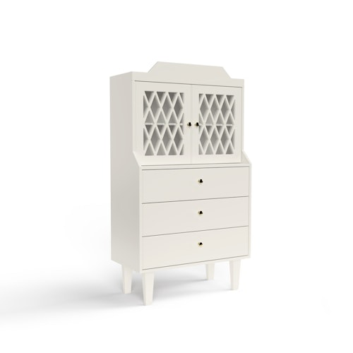 Cam Cam, vitrinskåp French Cabinet Harlequin, Light Sand