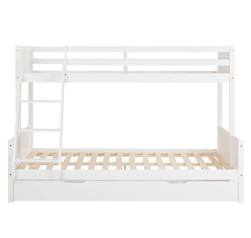 Vit våningssäng familjesäng 140x200 / 90x200