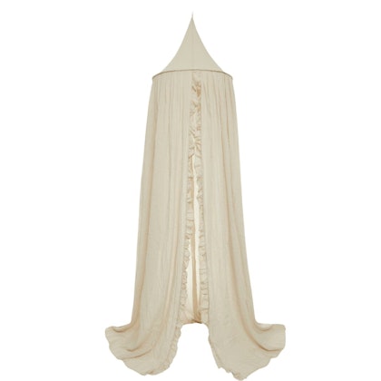 Jollein, nougat bed canopy with frill