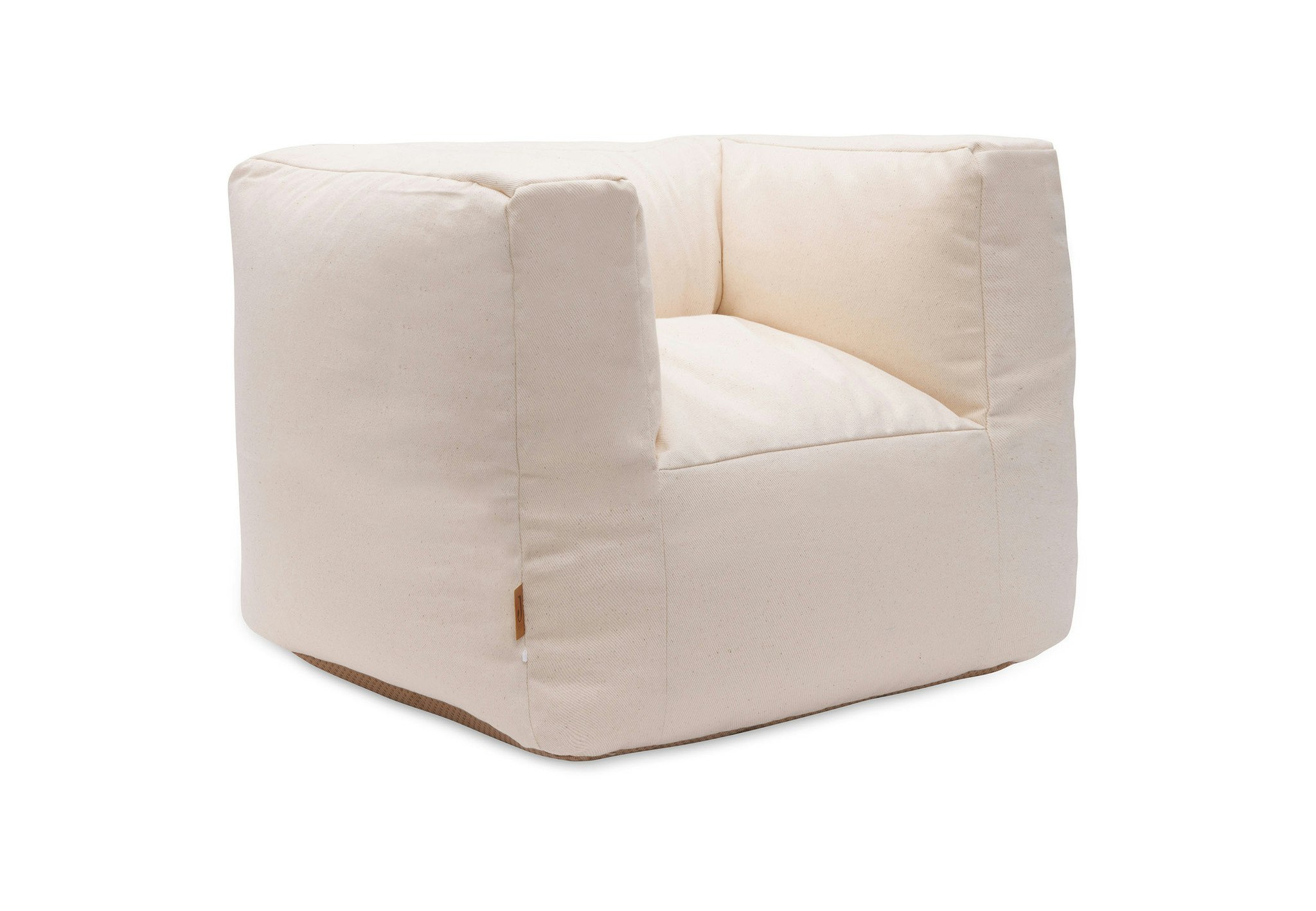 Jollein, Sofa Beanbag armchair, natural twill 