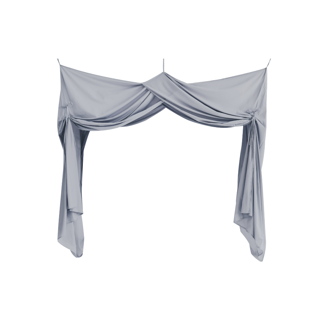 Babylove, Bed drape bed canopy, grey 