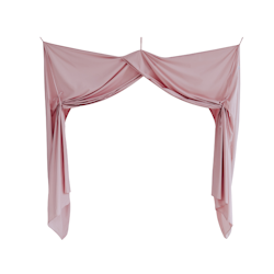 Babylove, Bed drape sänghimmel, puderrosa