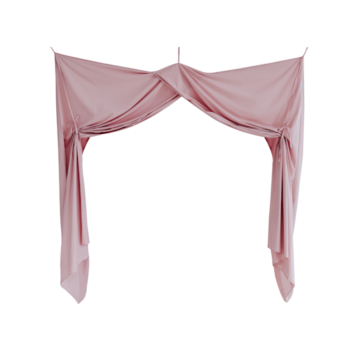 Babylove, Bed drape bed canopy, powder pink
