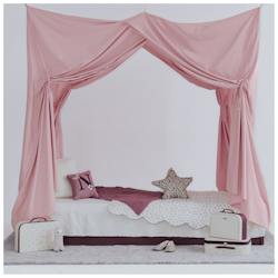 Babylove, Bed drape sänghimmel, puderrosa