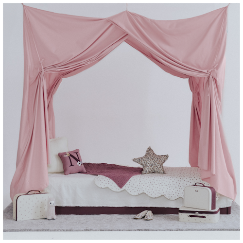 Babylove, Bed drape bed canopy, powder pink
