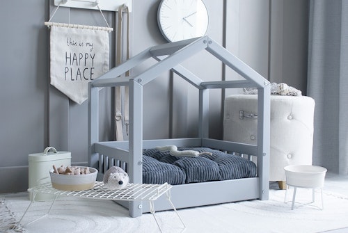 Cozy hundsäng/hundbädd Grå (S)