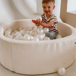 Beige bollhav BASIC, 90x30, med 200 bollar