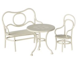 Maileg, Litet café-set till mus, offwhite