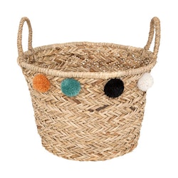 Barnkorg med pompoms