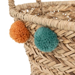 Barnkorg med pompoms