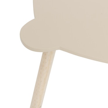 Bord teddybjörn, beige