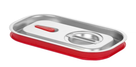 GASTRONORMLOCK MED SILIKONKANT - 1/4