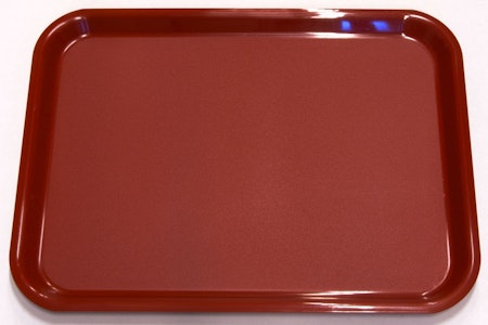 SERVERINGSBRICKA MÖRK RÖD 360X280 MM