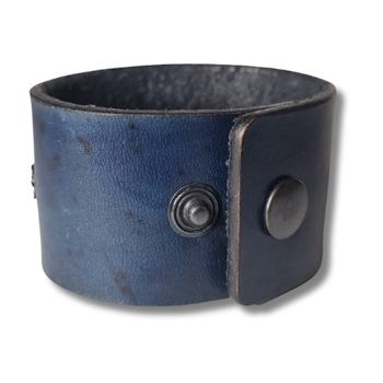 Armband, läder/marmorerat