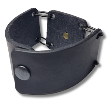 Armband, läder, 3-delat