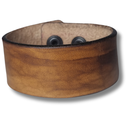 Armband, läder med hemlig text