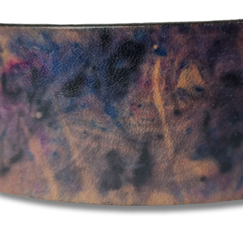 Armband, läder/marmorerat
