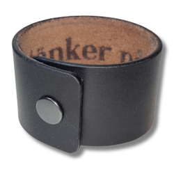 Armband, läder med hemlig text