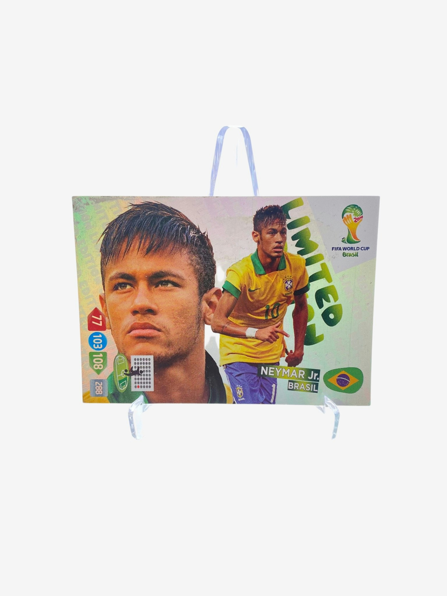 Neymar Jr Limited edition VM 2014 Fotbollskort Panini - Fotbollströjor för  alla | Både Vintage och Moderna | Snabb Leverans