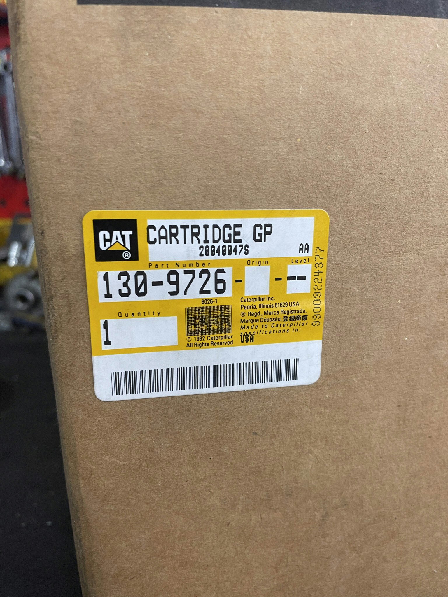 CAT turbopatron / CHRA 130-9726 : PATRONGRUPP 10R-8230
