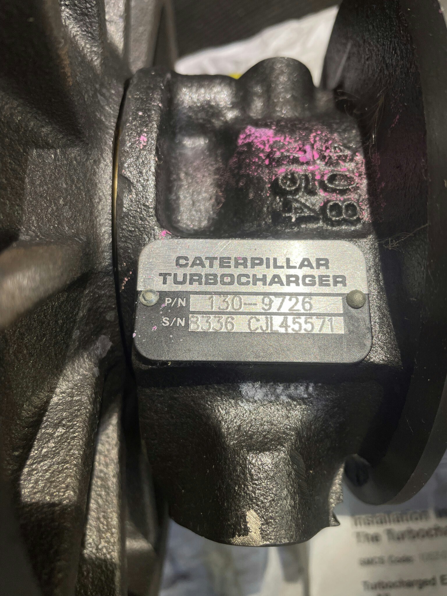 CAT turbopatron / CHRA 130-9726 : PATRONGRUPP 10R-8230