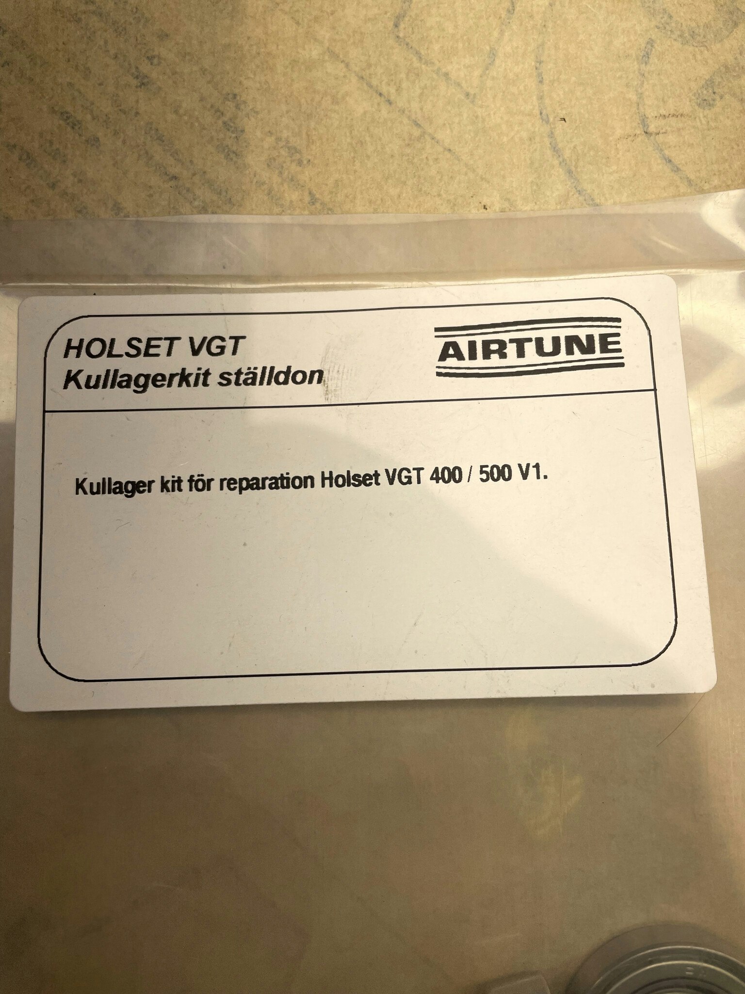 Kullagerkit för ställdon till Holset VGT HE400 -HE500 v1