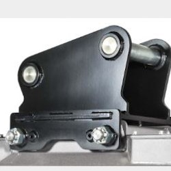 Customized attachment bracket with pins for PMM/EX